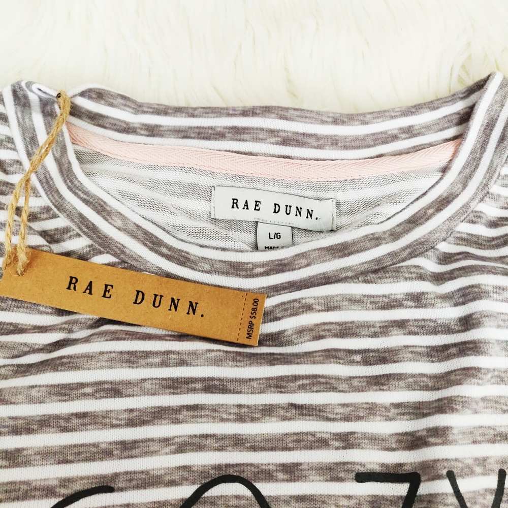Brand New Rae Dunn "Cozy" pajama set - Picture 6 of 12
